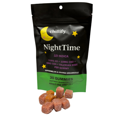 D9 NightTime Gummies | 10mg Delta 9 THC | 10mg CBN | 30 Count - Image 3